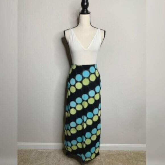 Metro style Vintage Leather Midi Skirt - Picture 2 of 13